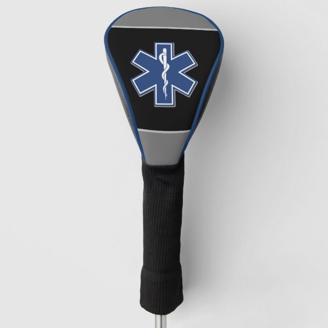 Golf-Cover für medizinische Notlogos Golf Headcover (Vorderseite)