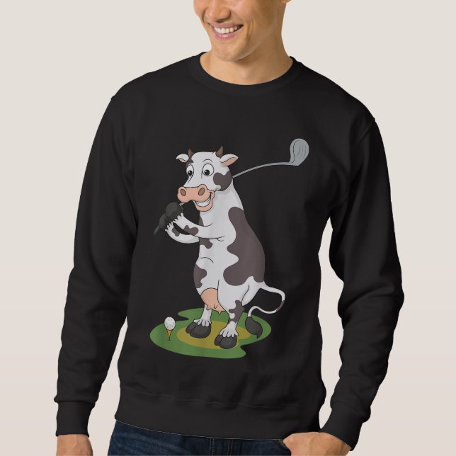 Golf Cow Golf Sweatshirt (Vorderseite)
