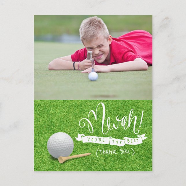 Golf Créez votre propre carte de remerciement (Devant)