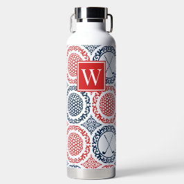 Golf-Damask im Prepper-Stil – Bälle & Schläger - R Trinkflasche