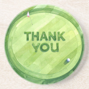 Golf Danke Untersetzer   Eleganter Golfplatz