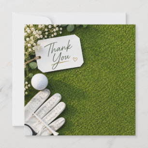 Golf-Dankeschön-Karte Dankeskarte