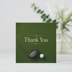 Golf-Dankeschön-Karte Dankeskarte