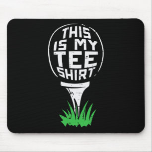 Golf Das ist mein Tee-Shirt Golfen Golfer Vater Mä Mousepad