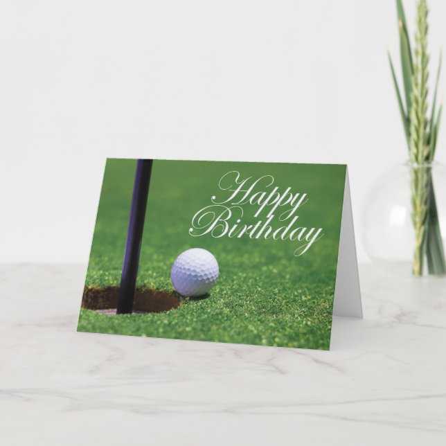 Golf Day Karte (Vorderseite)