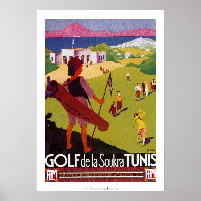 Golf de la Soukra Tunis Poster (Vorne)