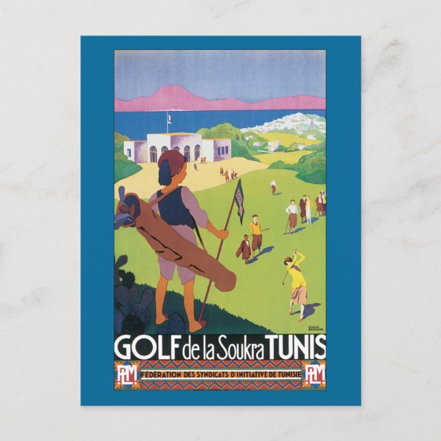 Golf de la Soukra Tunis Postkarte (Vorderseite)