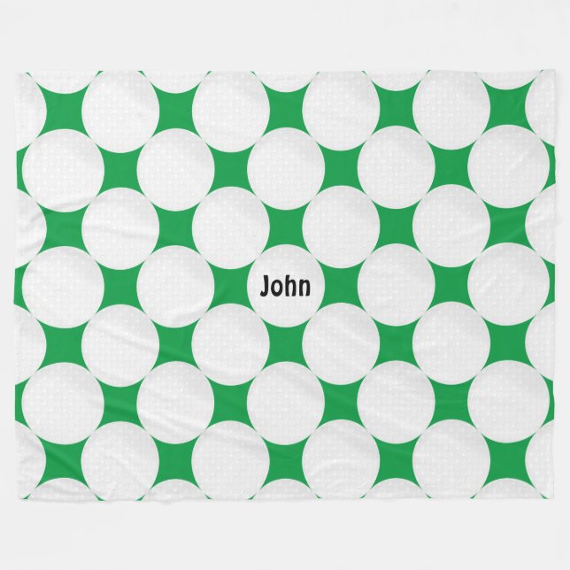 Golf-Decke Fleecedecke (Vorderseite (Horizontal))