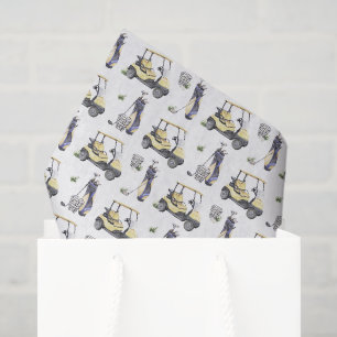 Golf-Dekor-Tissue-Papier, Golfer Golfen Seidenpapier