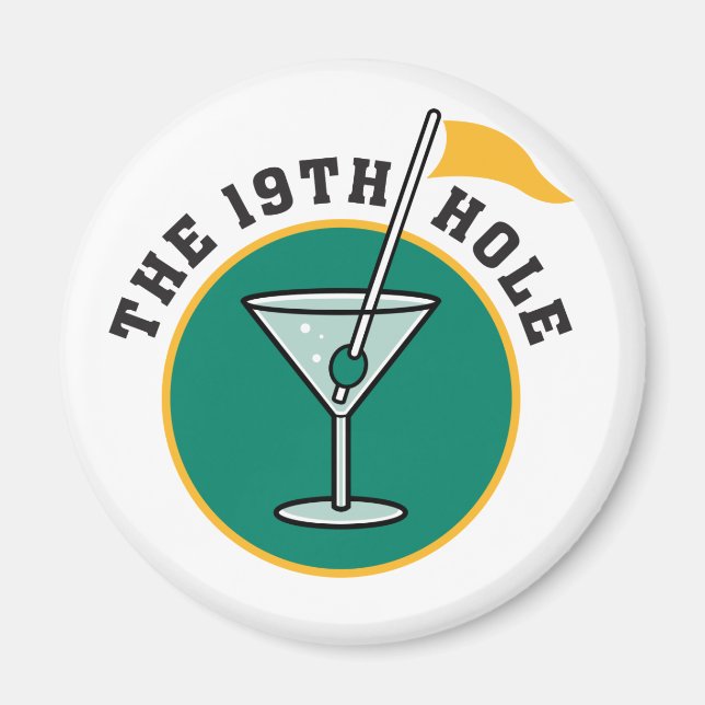 Golf Der Drink im 19. Loch Magnet (Vorne)