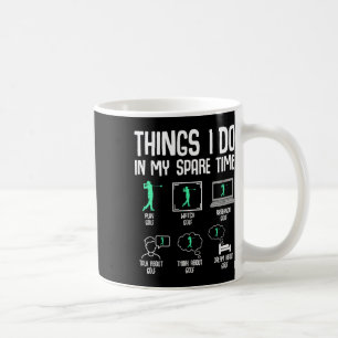Golf Dinge, die ich in meiner Freizeit mache Golfe Kaffeetasse
