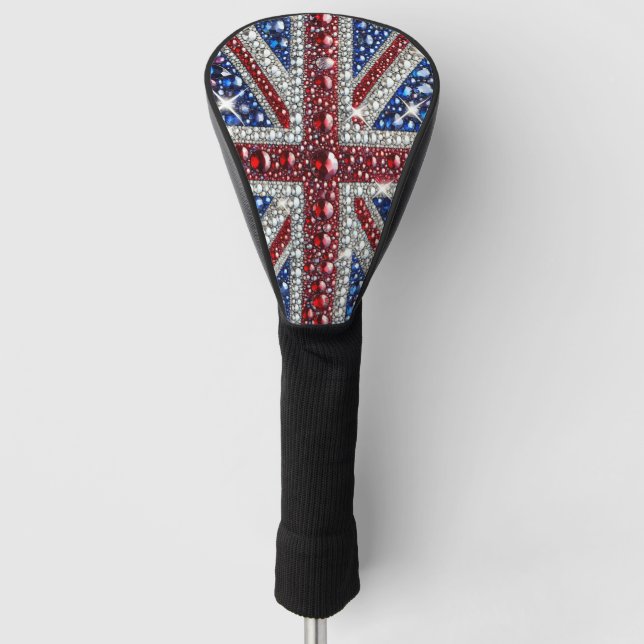 Golf Driver Cover mit Britischen Farben Headcover (Vorderseite)