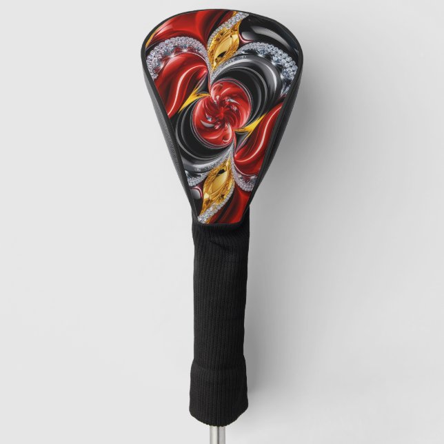 Golf Driver Cover mit deutscher Farbe Headcover (Vorderseite)