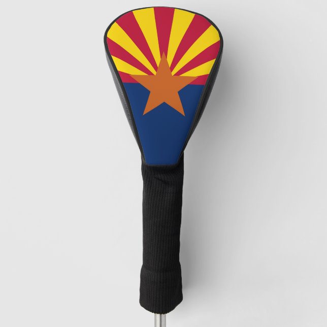 Golf Driver Cover mit Flag Arizona, USA Headcover (Vorderseite)