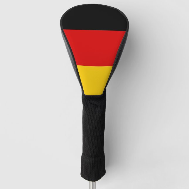 Golf Driver Cover mit Flag Deutschland Golf Headcover (Vorderseite)