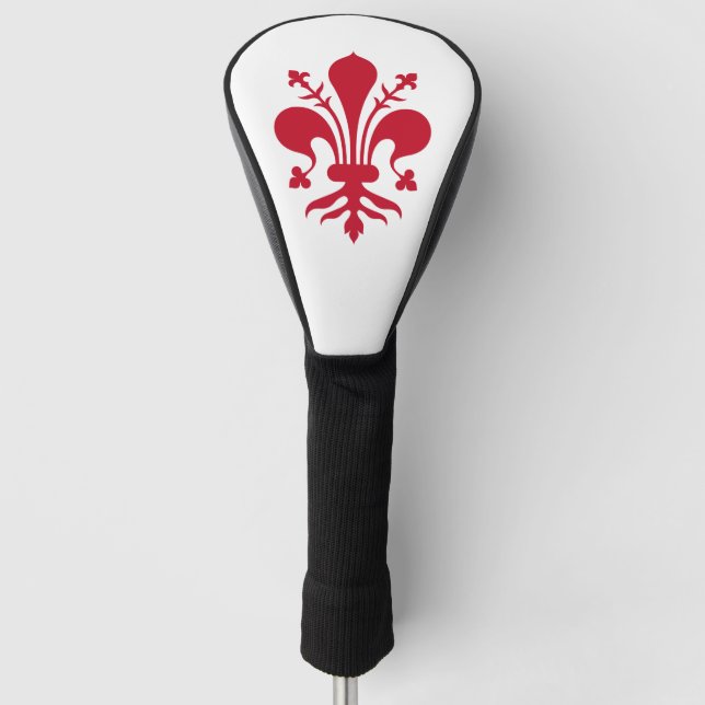 Golf Driver Cover mit Flag Florenz, Italien Golf Headcover (Vorderseite)