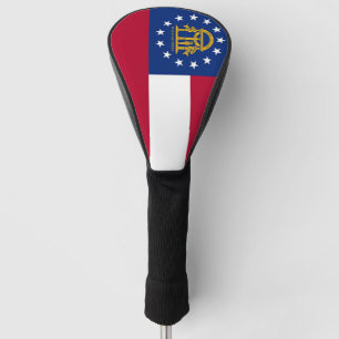 Golf Driver Cover mit Flag Georgia, USA Headcover