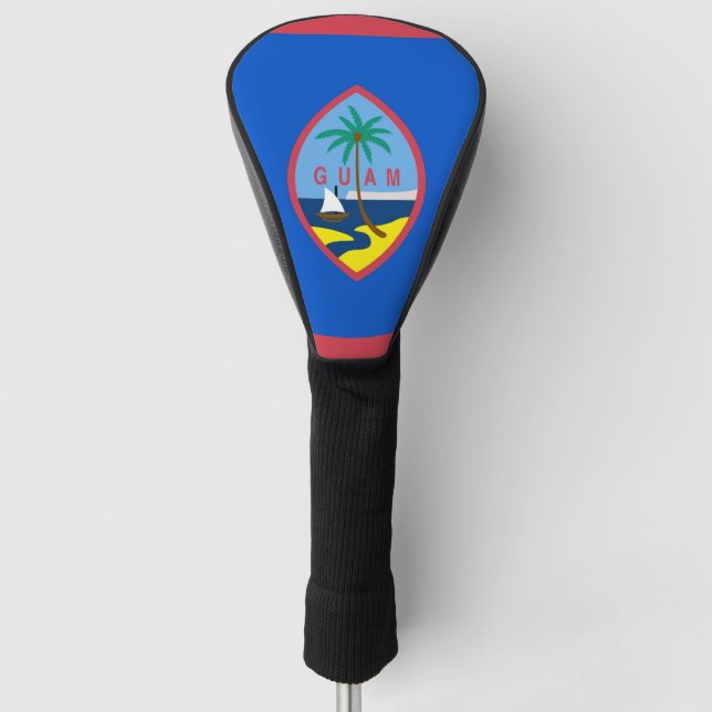 Golf Driver Cover mit Flag Guam, USA Headcover (Vorderseite)