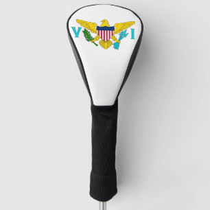 Golf Driver Cover mit Flag Jungfrau Islands, USA Headcover
