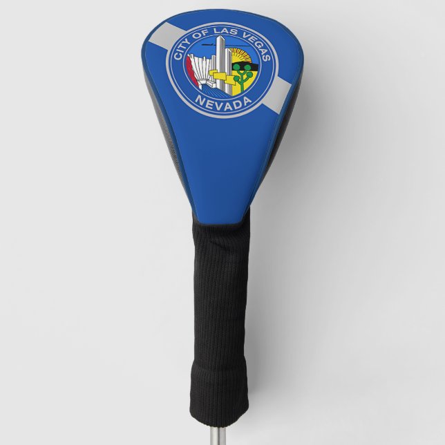 Golf Driver Cover mit Flag Las Vegas, USA Golf Headcover (Vorderseite)
