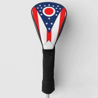 Golf Driver Cover mit Flag Ohio Staat, USA Headcover