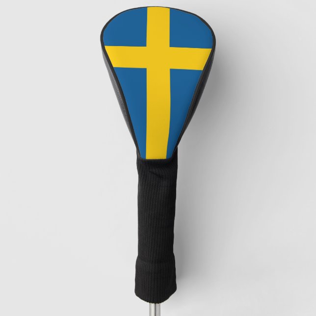 Golf Driver Cover mit Flag Schweden Headcover (Vorderseite)