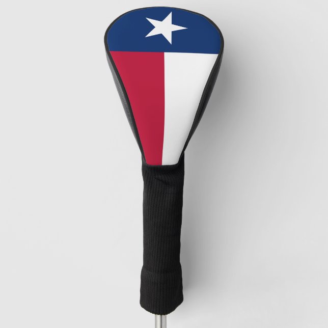 Golf Driver Cover mit Flag Texas, USA Headcover (Vorderseite)