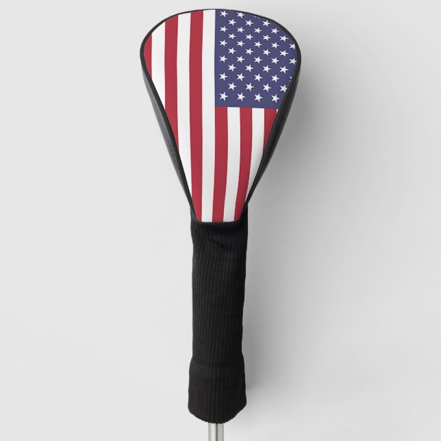 Golf Driver Cover mit Flag USA Headcover (Vorderseite)
