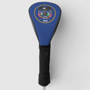 Golf Driver Cover mit Flag Utah, USA Headcover
