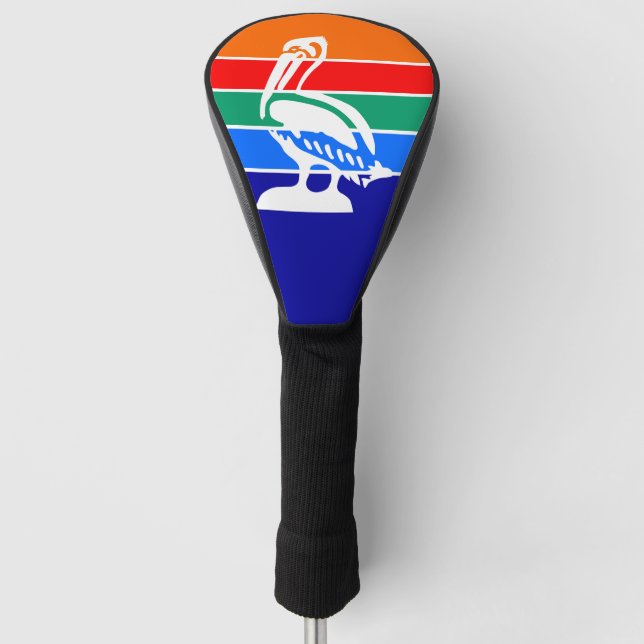 Golf Driver Cover mit Flag von St. Petersburg Golf Headcover (Vorderseite)