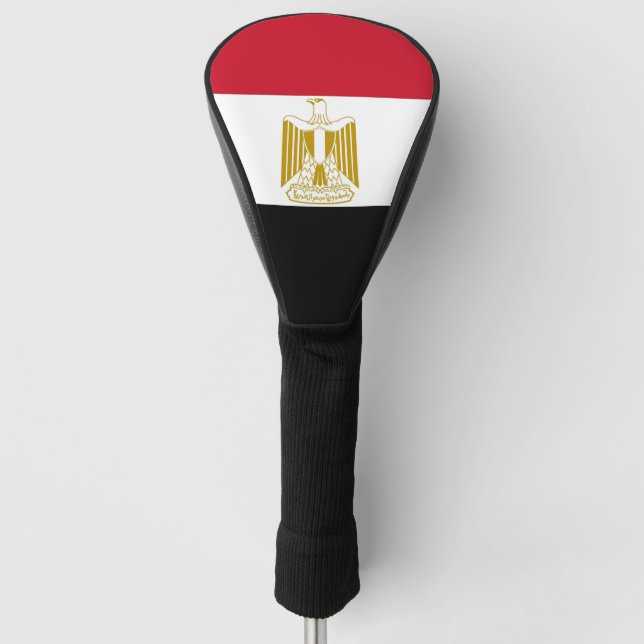 Golf Driver Cover mit Flagge Ägyptens Golf Headcover (Vorderseite)