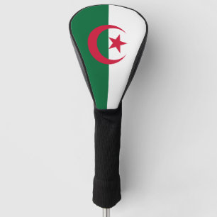 Golf Driver Cover mit Flagge Algeriens Headcover