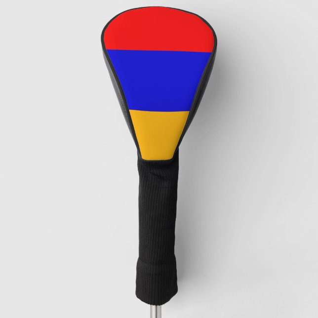 Golf Driver Cover mit Flagge Armeniens Headcover (Vorderseite)