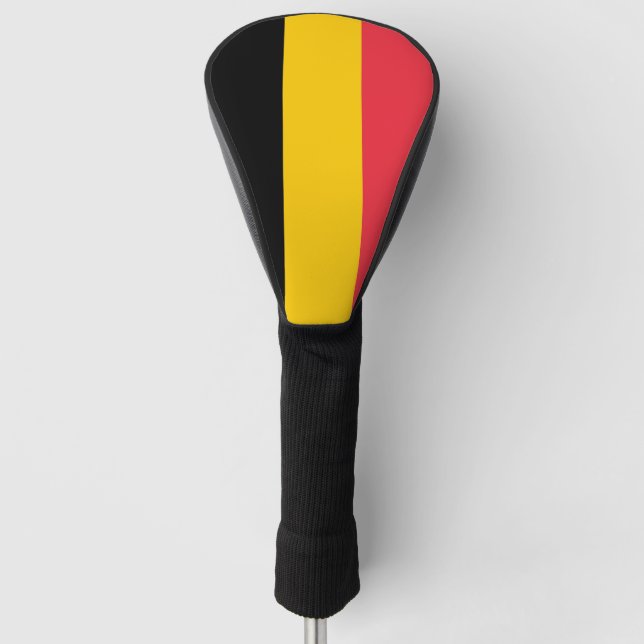 Golf Driver Cover mit Flagge Belgiens Headcover (Vorderseite)