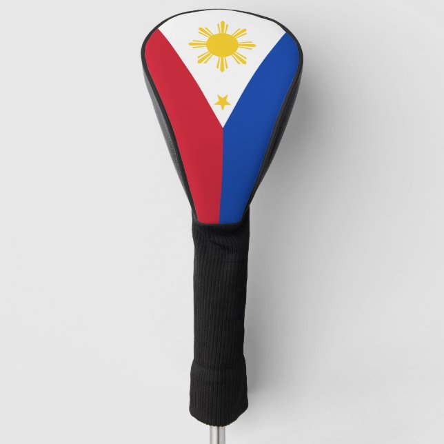 Golf Driver Cover mit Flagge der Philippinen Headcover (Vorderseite)