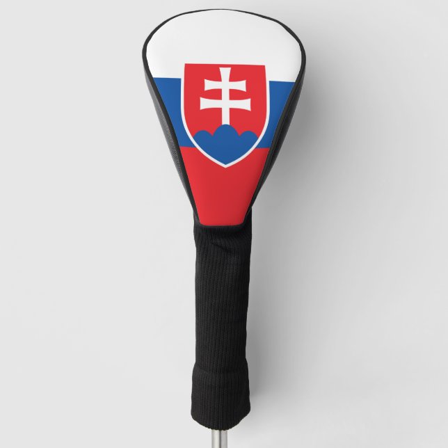Golf Driver Cover mit Flagge der Slowakei Headcover (Vorderseite)