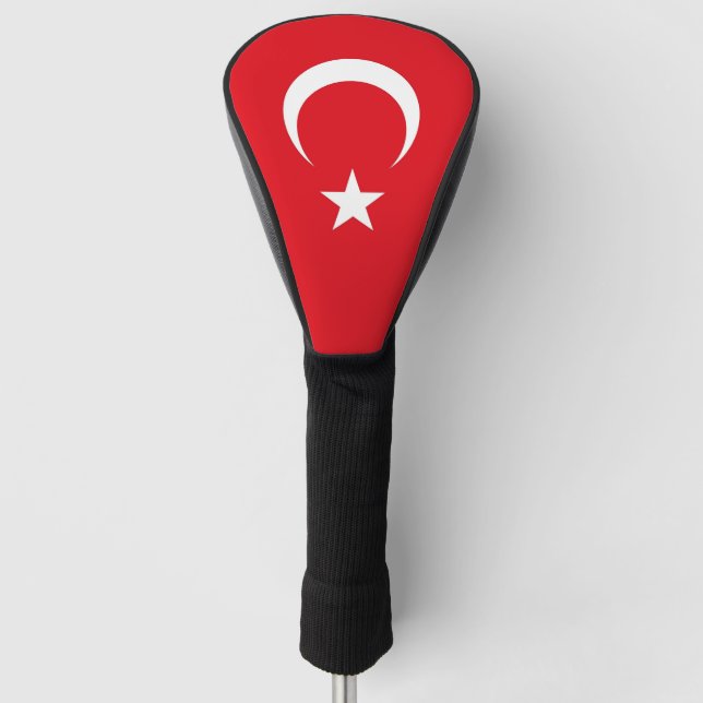 Golf Driver Cover mit Flagge der Türkei Golf Headcover (Vorderseite)