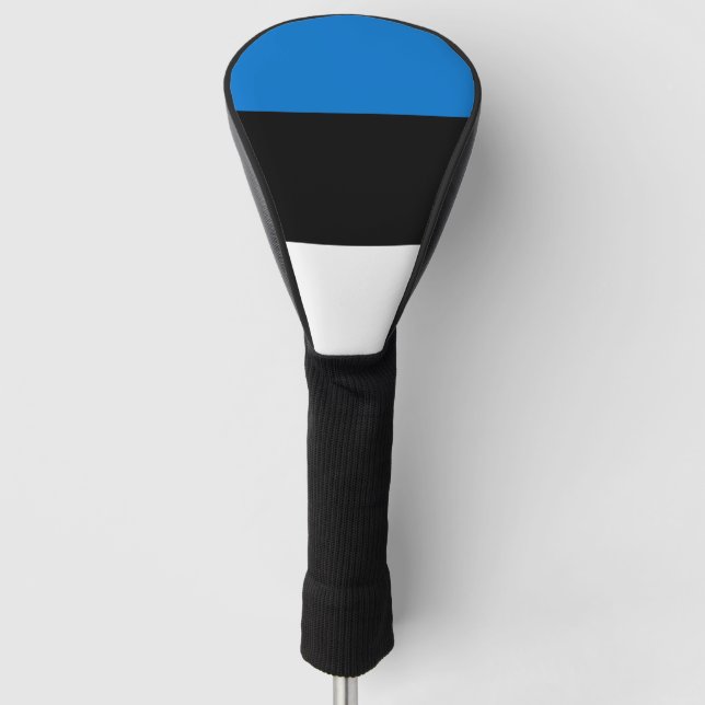 Golf Driver Cover mit Flagge Estlands Headcover (Vorderseite)