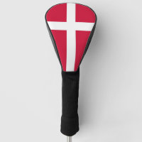 Golf Driver Cover mit Flagge in Dänemark