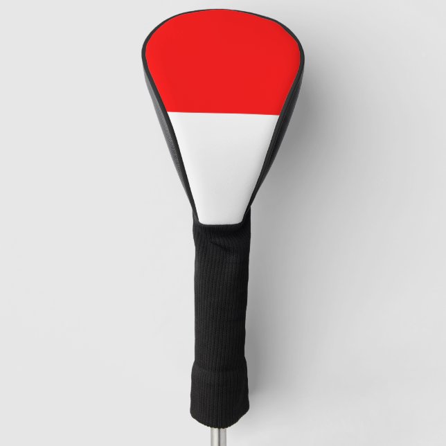 Golf Driver Cover mit Flagge Indonesiens Golf Headcover (Vorderseite)