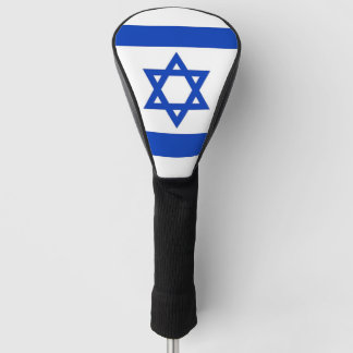 Golf Driver Cover mit Flagge Israels Headcover