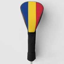 Golf Driver Cover mit Flagge Rumäniens