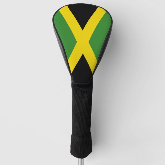 Golf Driver Cover mit Flagge von Jamaika Golf Headcover (Vorderseite)