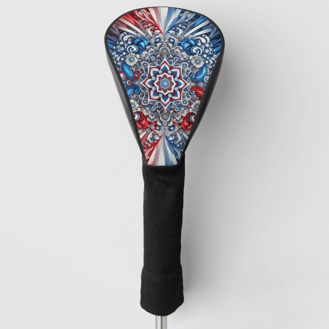 Golf Driver Cover mit französischer Farbe Headcover (Vorderseite)