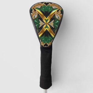 Golf Driver Cover mit jamaikanischen Farben Headcover