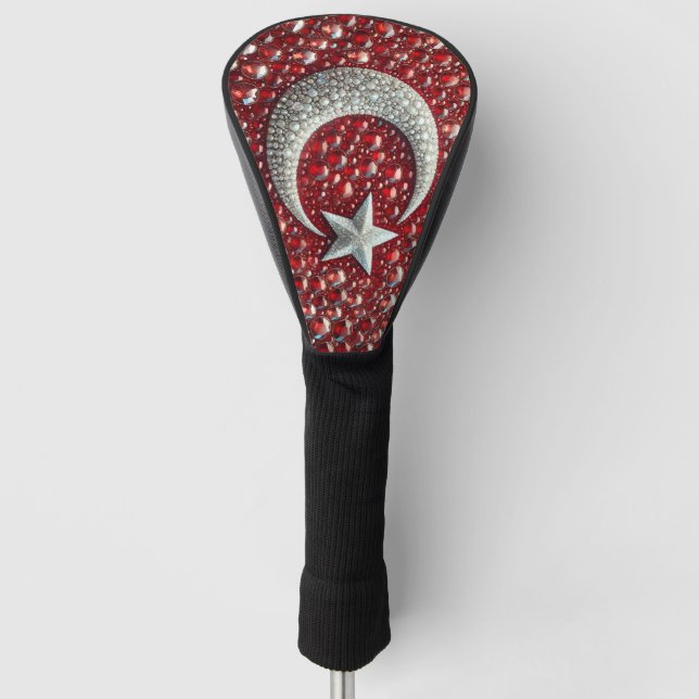 Golf Driver Cover mit türkischen Farben Headcover (Vorderseite)