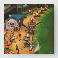 Golf Driving Range by John Falter