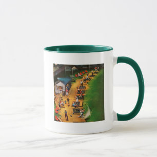 Golf-Driving-Range durch John schwanken Tasse