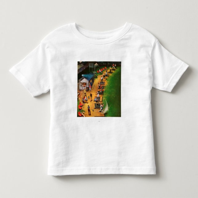 Golf Driving Range von John Falter Kleinkind T-shirt (Vorderseite)