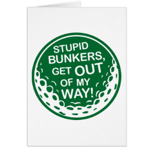 Golf - dumme Bunker verlassen eine meine Weise